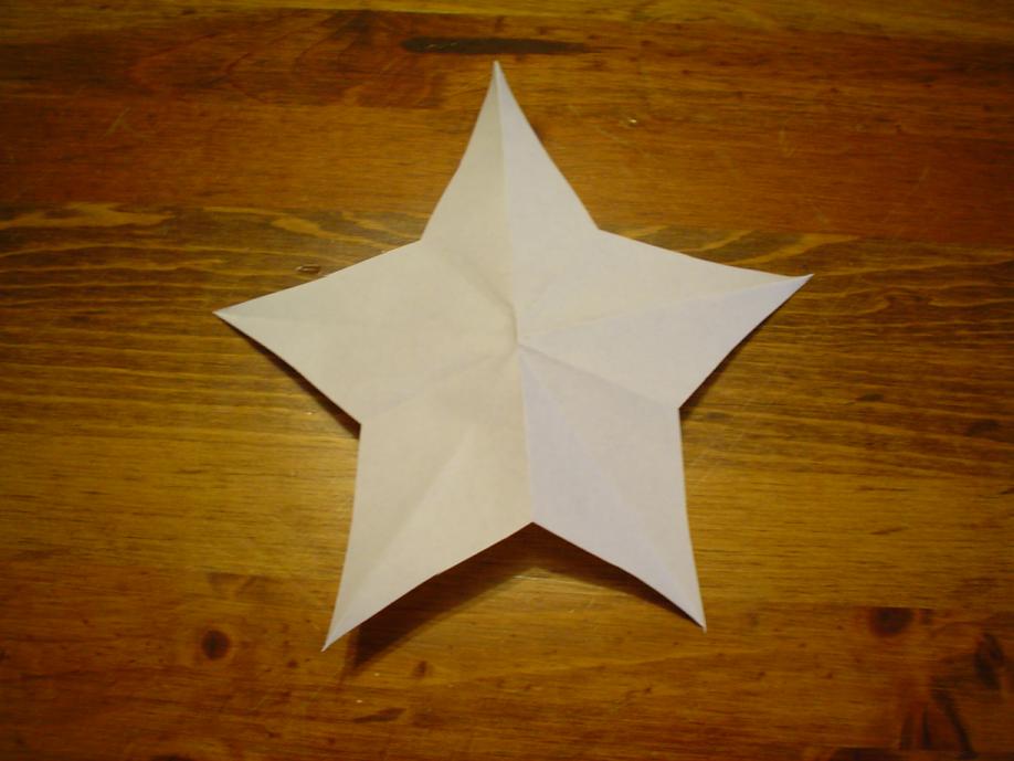 Betsy Ross' One Cut Five Point Star